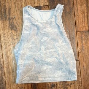 Vuori Light Gray Camouflage Women's Tank Top